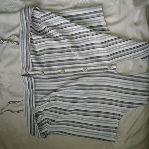 Stripped button down shirt
